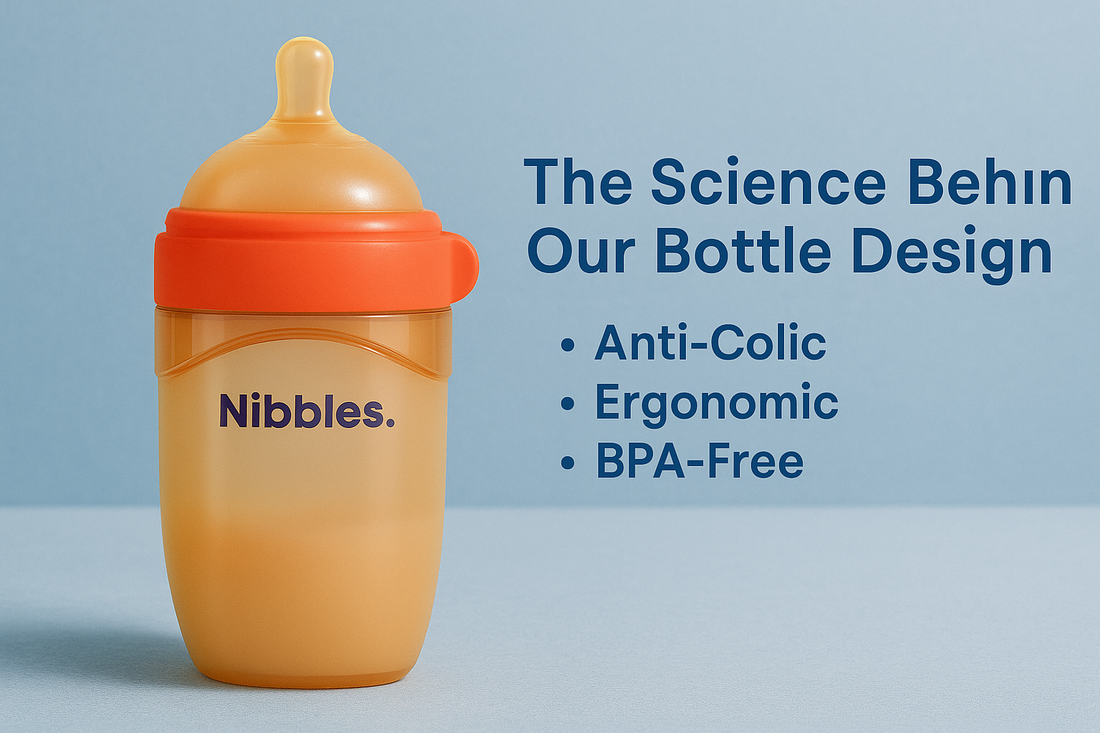 anti‑colic baby bottle, ergonomic shape for comfort, and BPA‑free baby bottle materials