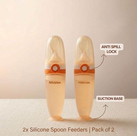 Nibbles Double Baby Spoon Feeder Value Pack