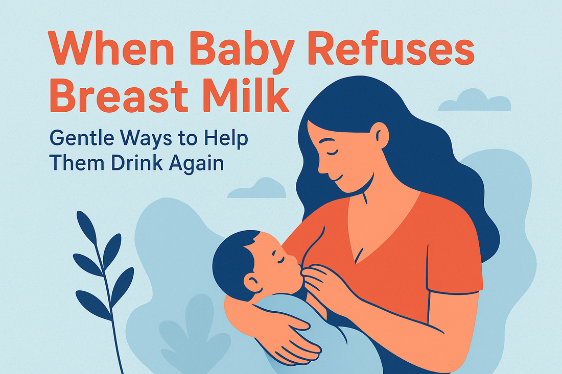 When Baby Refuses Breast Milk: Gentle Ways to Help Them Drink Again ...