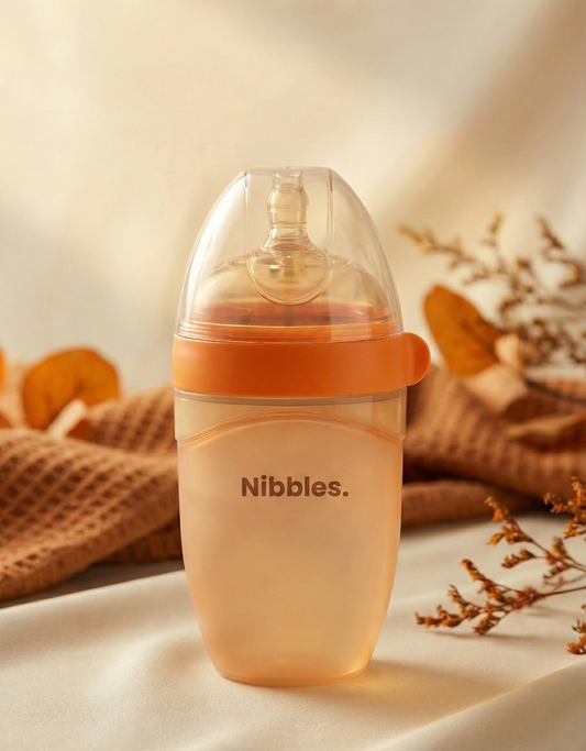 Silicone Anti-Colic Baby Feeding Bottle – 210 ml (Bestseller)