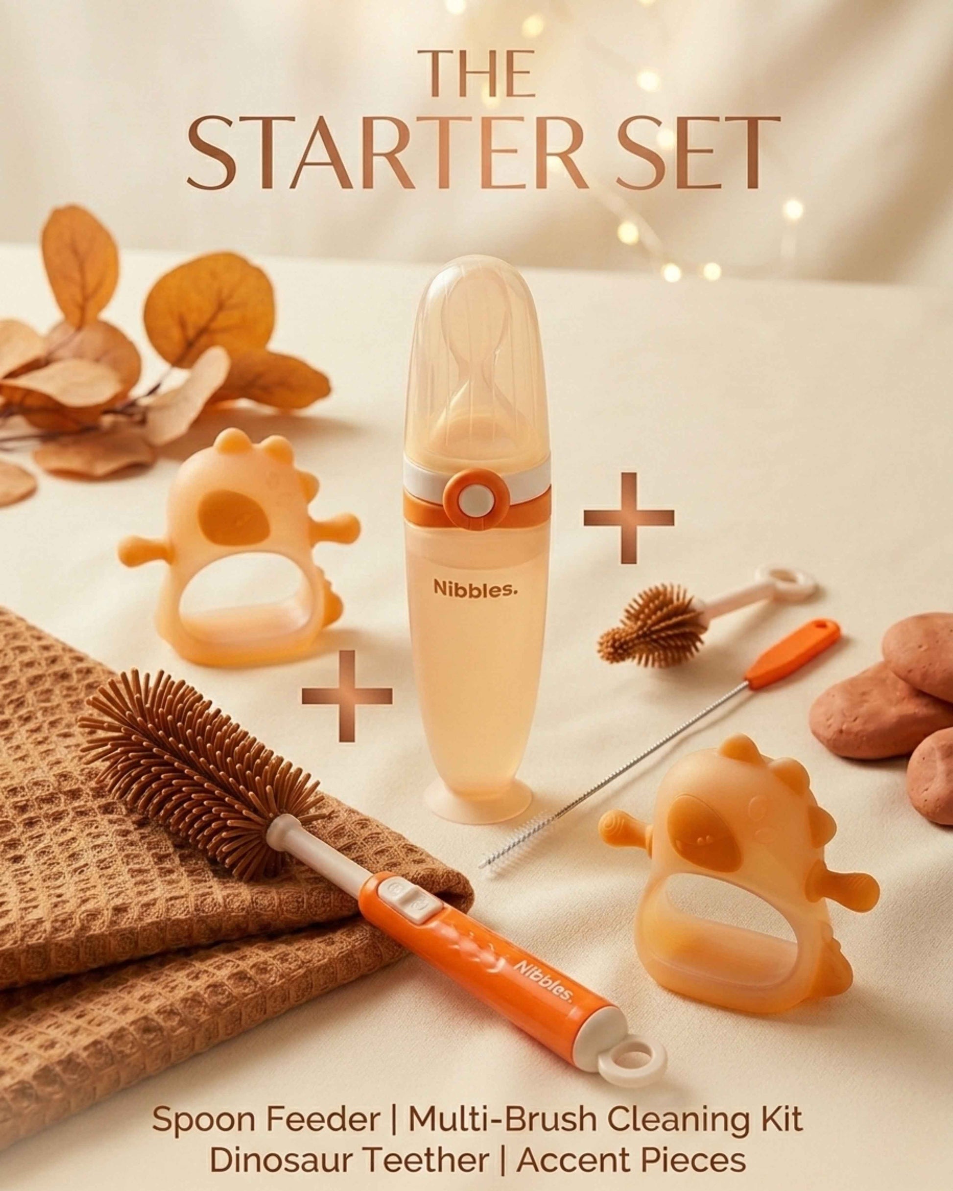 Nibbles Baby Feeding Kit - Complete Baby Feeding & Care Essentials