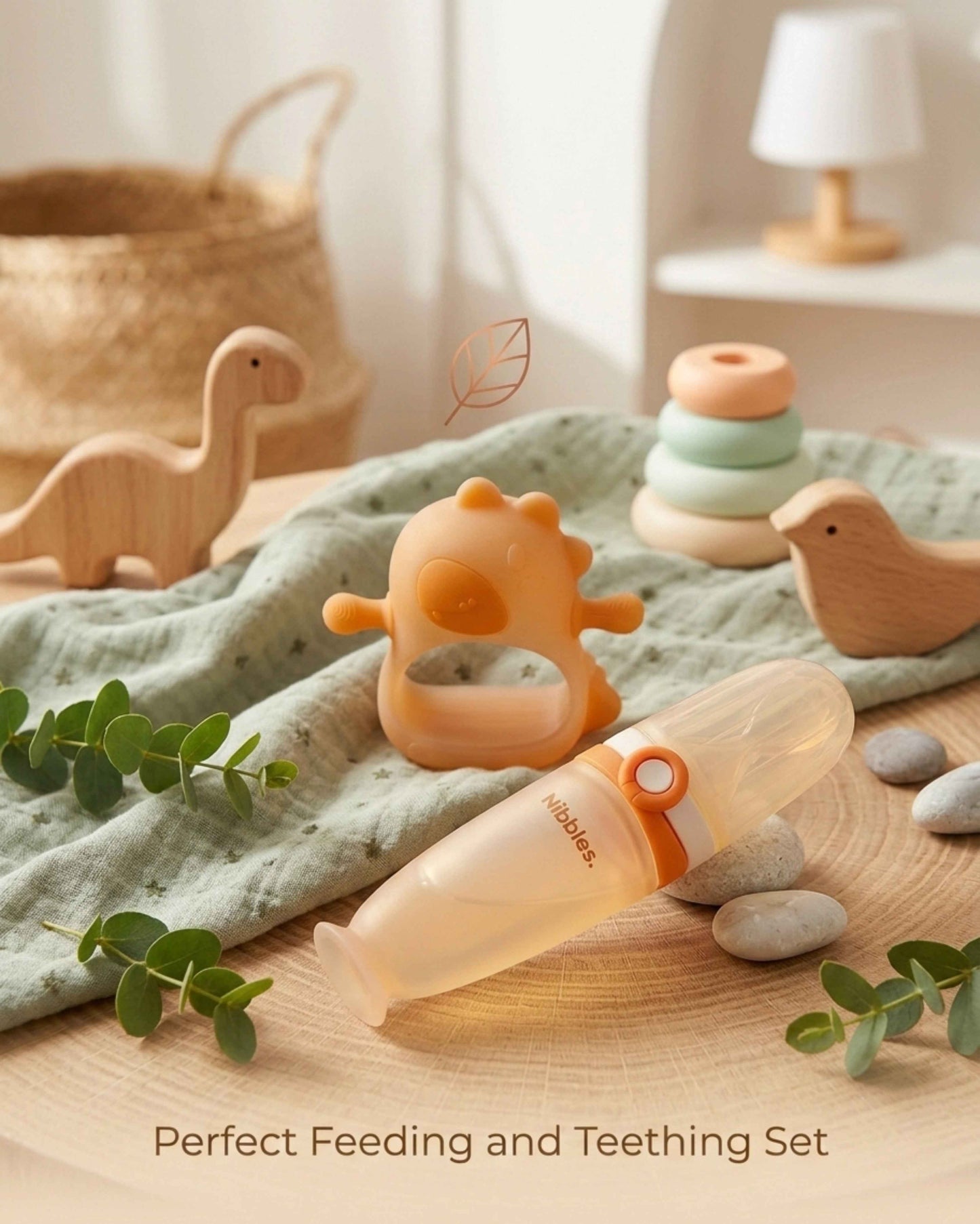 Nibbles Baby Feeding & Teething Comfort Combo