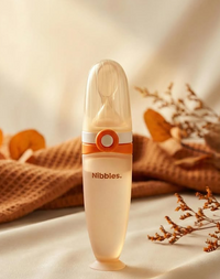 Nibbles 4-in-1 Silicone Feeding Set for Effortless Mealtime Solutions - Nibbles